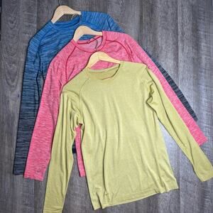 lululemon 3 Metal Vent Tech Long Sleeve Shirts Mens Size Small